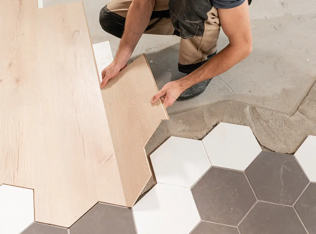Pose de parquet