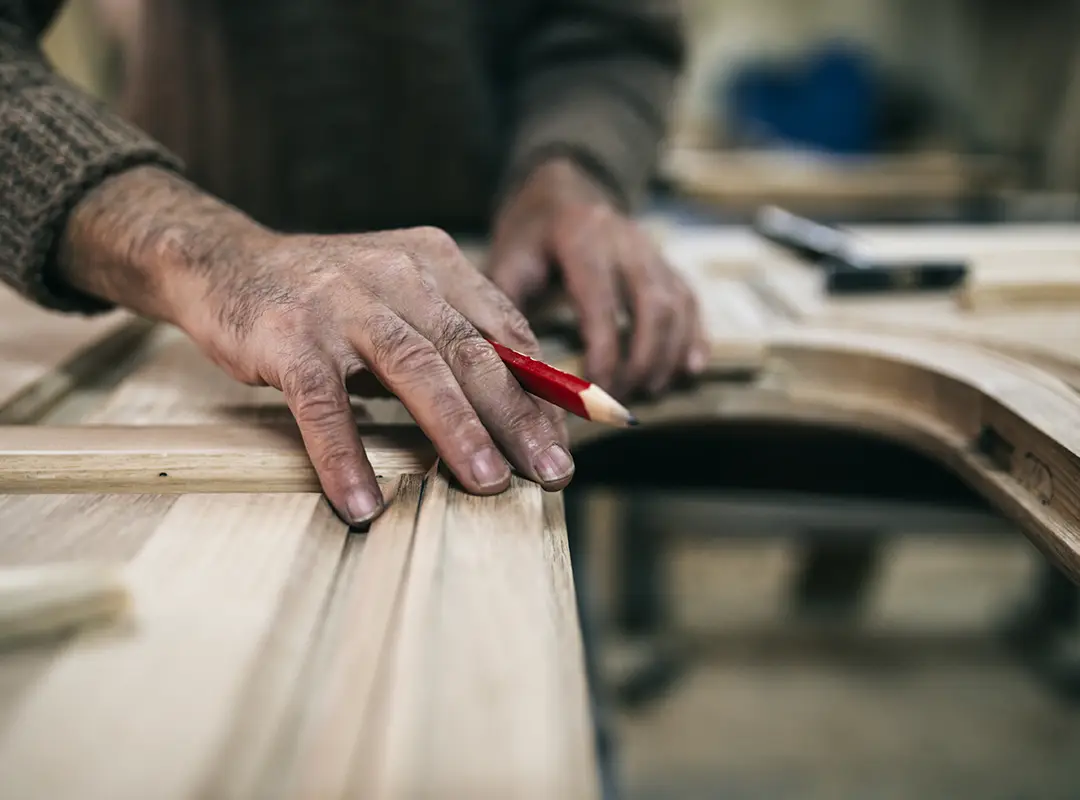 Création d'une porte en bois